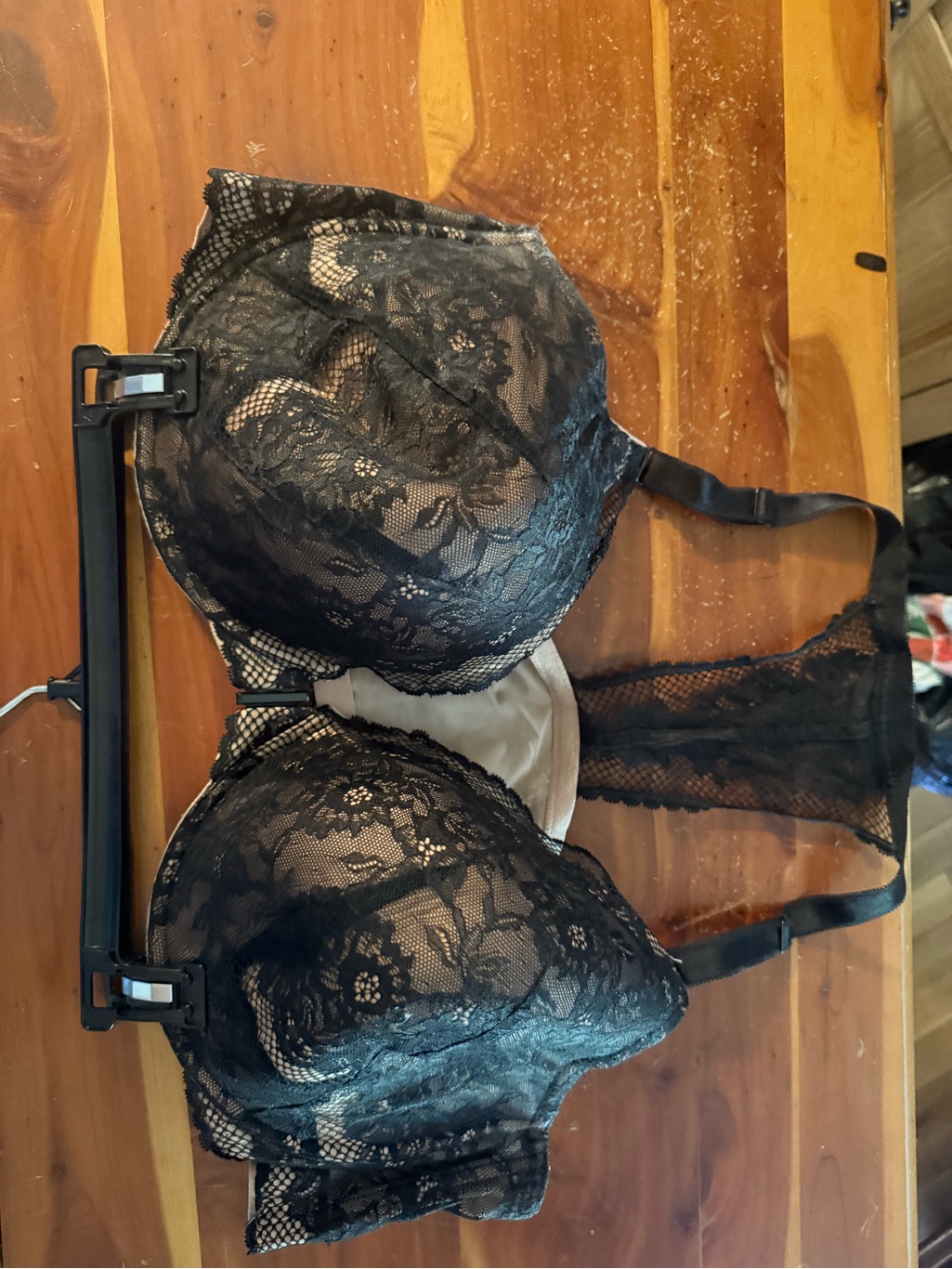 Torrid Curve Black Lace Underwire Front Closure T-Shirt Bra